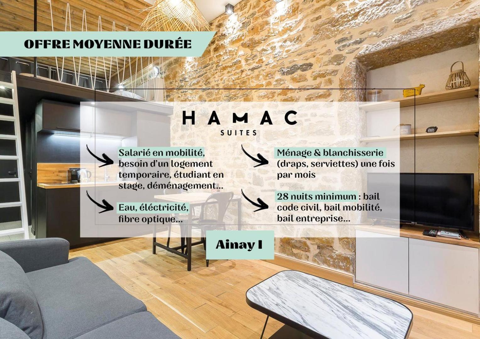 Hamac Suites - Studio Ainay 1 - Hyper Centre Lyon - 2 Personnes ภายนอก รูปภาพ