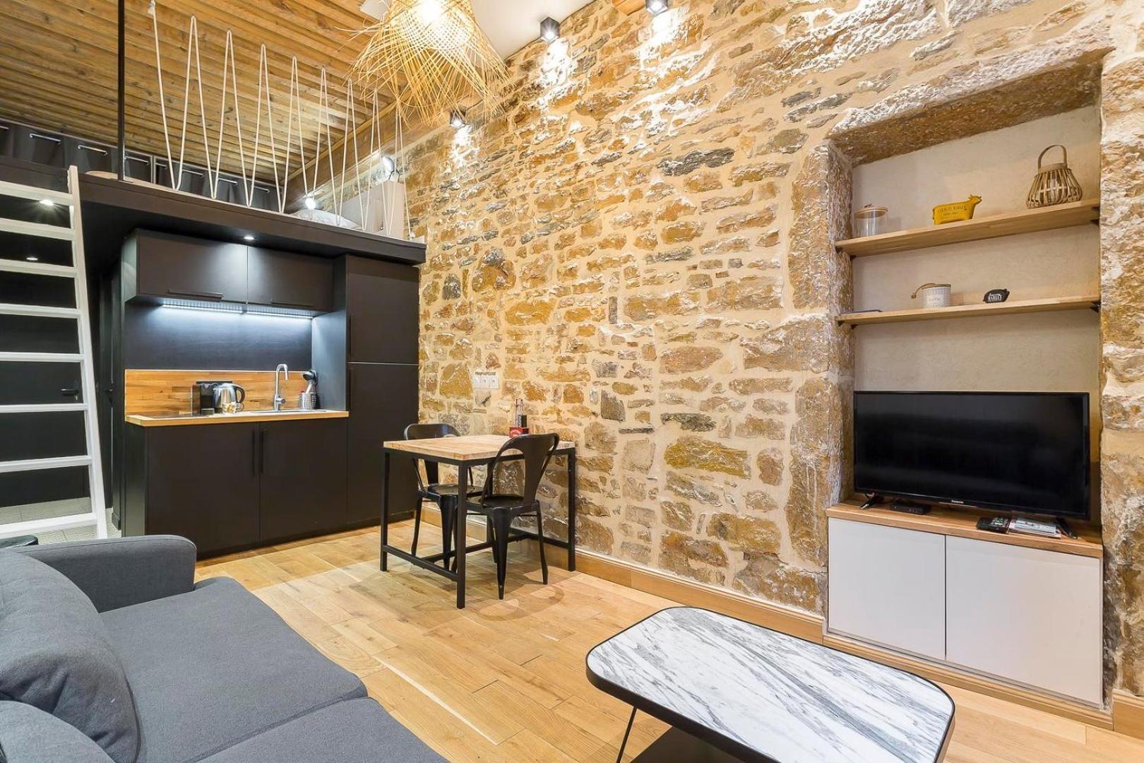 Hamac Suites - Studio Ainay 1 - Hyper Centre Lyon - 2 Personnes ภายนอก รูปภาพ
