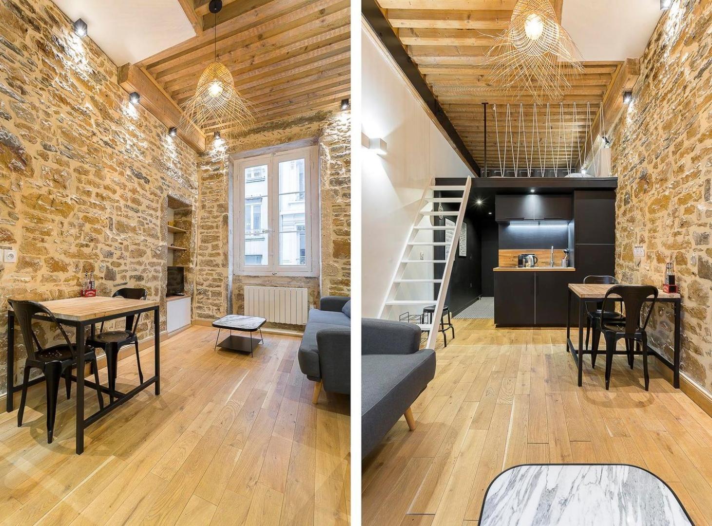 Hamac Suites - Studio Ainay 1 - Hyper Centre Lyon - 2 Personnes ภายนอก รูปภาพ